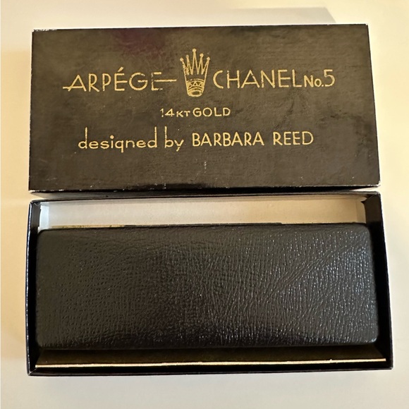 Vintage Arpege + Chanel No. 5 Perfumed Writing Pens - 14k Gold Wrapped - Picture 3 of 8